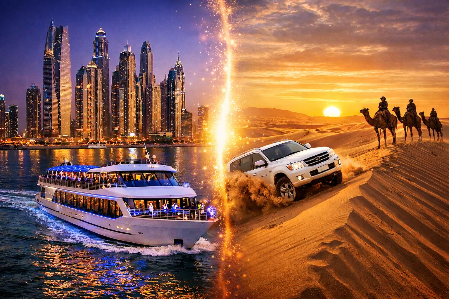 Combo: Desert Safari + Marina Cruise